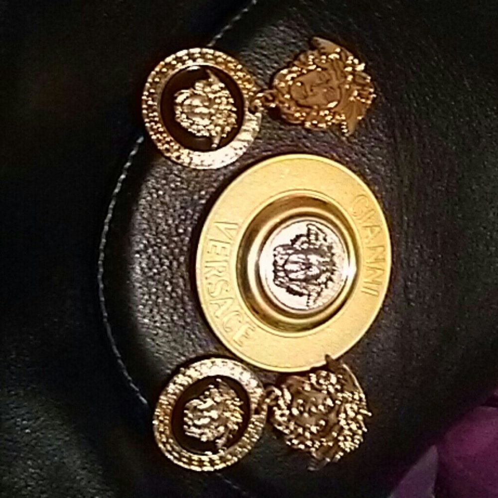 Versace pierced earrings